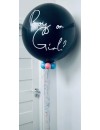 Balon gigant 1 m - gender reveal - poznaj płeć dziecka