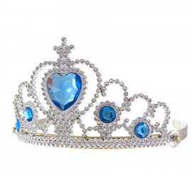Tiara / diadem - srebrny z...
