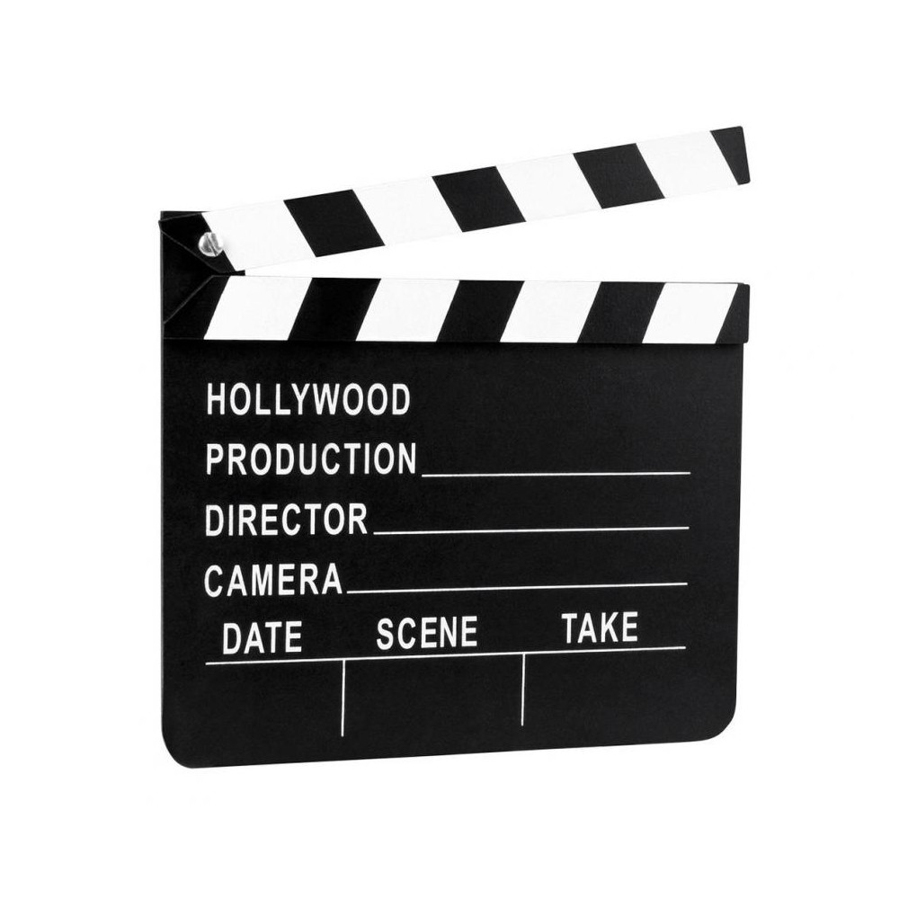 Klaps filmowy, 18x20 cm Hollywood