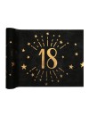 Bieżnik na stół z nadrukiem na 18 urodziny Sparkling - 30 cm x 5 m - 1 szt.