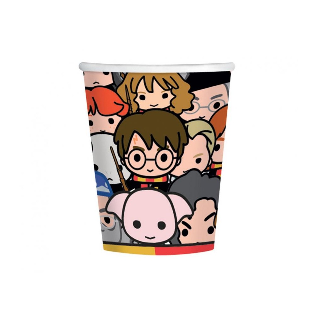 Kubeczki papierowe Harry Potter, 250 ml, 8 szt.