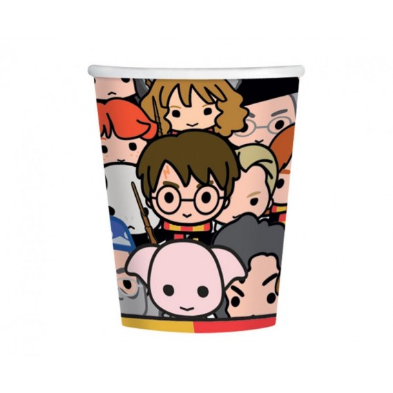 Kubeczki papierowe Harry Potter, 250 ml, 8 szt.