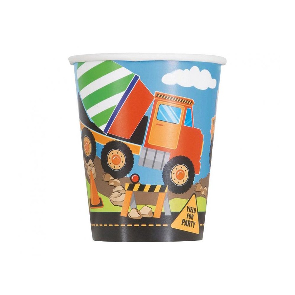 Kubeczki papierowe BUDOWA, 270 ml, 8 szt.
