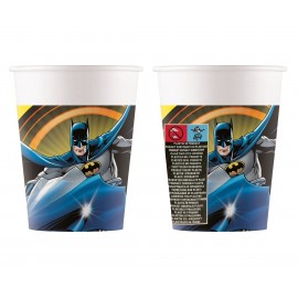 Kubeczki papierowe BATMAN, 200 ml/8 szt.