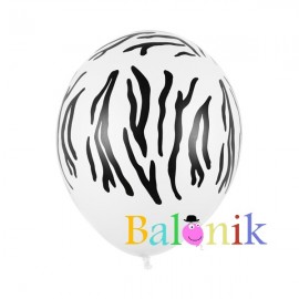 Balon lateksowy Zebra