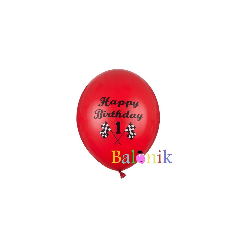 Balon lateksowy Happy Birthday 1 Formuła