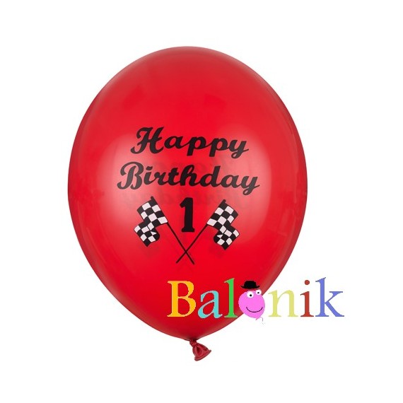 Balon lateksowy Happy Birthday 1 Formuła