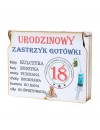 Skrzynka urodzinowy zastrzyk gotówki 18