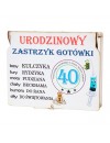 Skrzynka urodzinowy zastrzyk gotówki 40