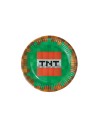 Talerzyki papierowe TNT, 18 cm/ 6  szt.