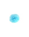 Pompon bibułowy, niebieski, 25cm