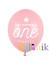 Balon lateksowy One różowy
