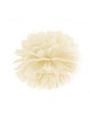 Pompon bibułowy, kremowy , 35cm