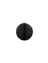 Honeycomb - dekoracja wisząca kula bibułowa czarna 10 cm