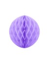 Honeycomb - dekoracja wisząca kula bibułowa fioletowa 20 cm