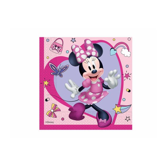 Serwetki "Minnie Mouse" 33x33 cm, 20 szt.