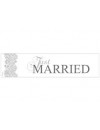 Tablica rejestracyjna JUST MARRIED, 50 x 11,5