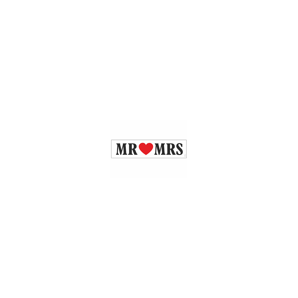 Tablica rejestracyjna MR MRS, 50 x 11,5