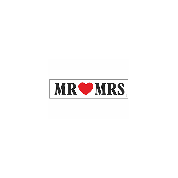 Tablica rejestracyjna MR MRS, 50 x 11,5