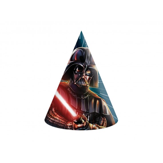 Czapeczki papierowe "Star Wars", 6 szt.