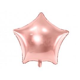 Balon foliowy Gwiazdka, złoto różowy