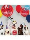 Balon foliowy Pies z balonem- 97 cm