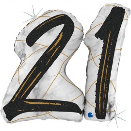 Balon Foliowy Cyfra 21...