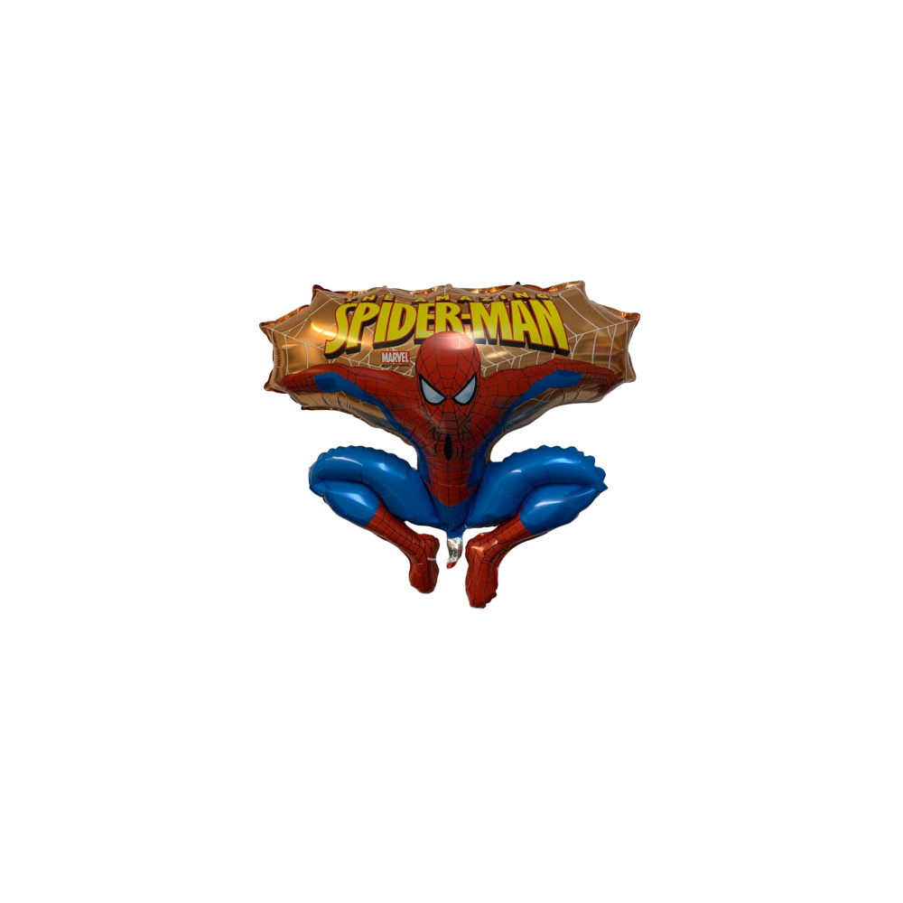 Balon foliowy Spider-Man 21" złoty