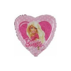 Balon foliowy Barbie 18" serce