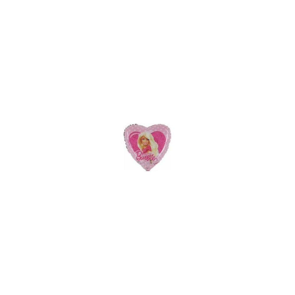 Balon foliowy Barbie 18" serce