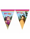 Banner flagi MASHA AND THE BEAR / MASHA I NIEDŹWIEDŹ 2,3 m