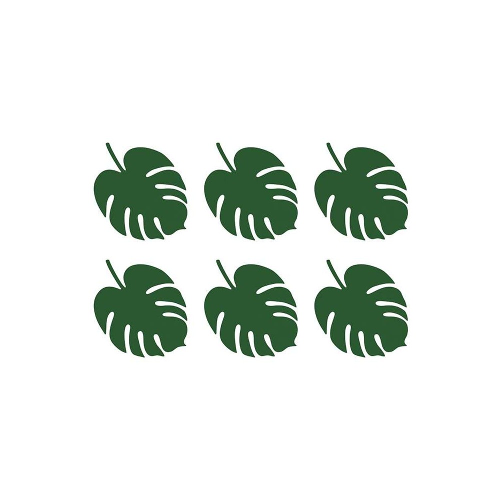 Wizytówki na stół / Winietki Aloha Liście 6 szt.