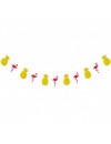 Girlanda papierowa ananasy i flamingi , 300 cm