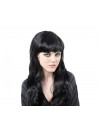Peruka czarna z grzywką