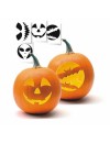 Szablony do dyni halloweenowe  10 wzorów