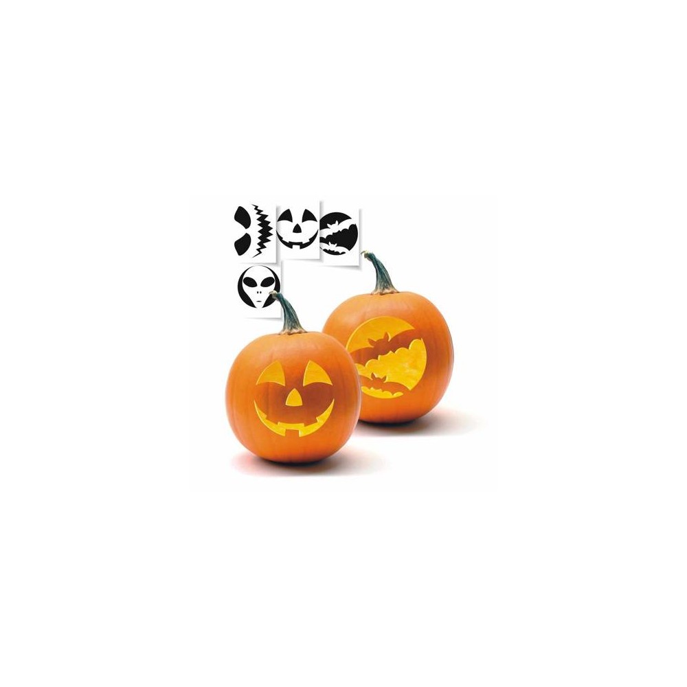 Szablony do dyni halloweenowe  10 wzorów