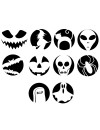 Szablony do dyni halloweenowe  10 wzorów