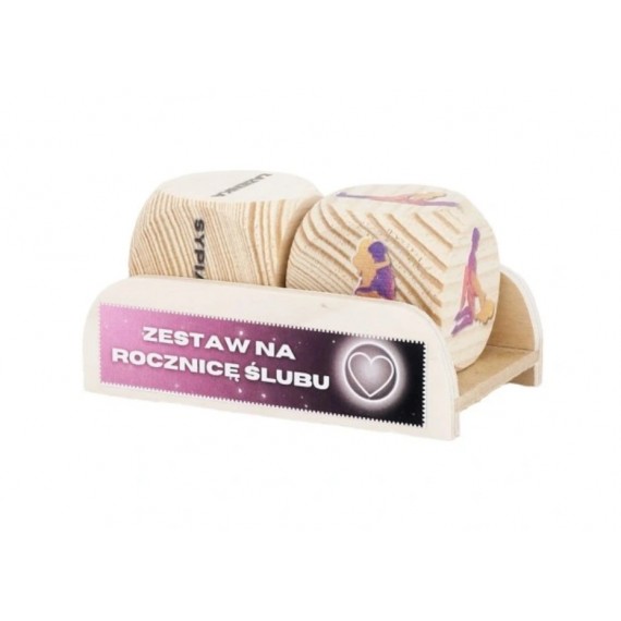 Kostki Kamasutra na rocznicę ślubu