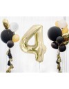 Balon foliowy Cyfra ''4'', 85 cm szampańskie złoto