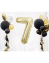 Balon foliowy Cyfra ''7'', 85 cm szampańskie złoto