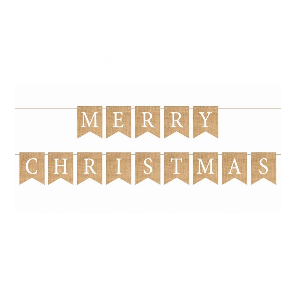 Girlanda papierowa Merry Christmas
