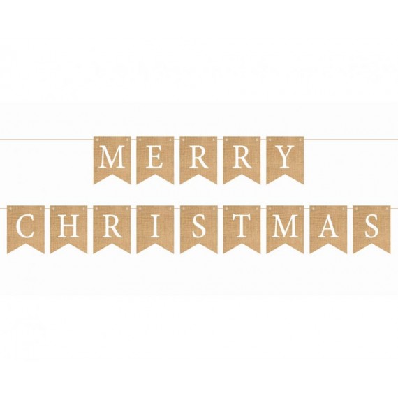 Girlanda papierowa Merry Christmas
