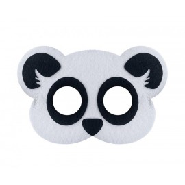 Maska filcowa Panda, 19x12 cm