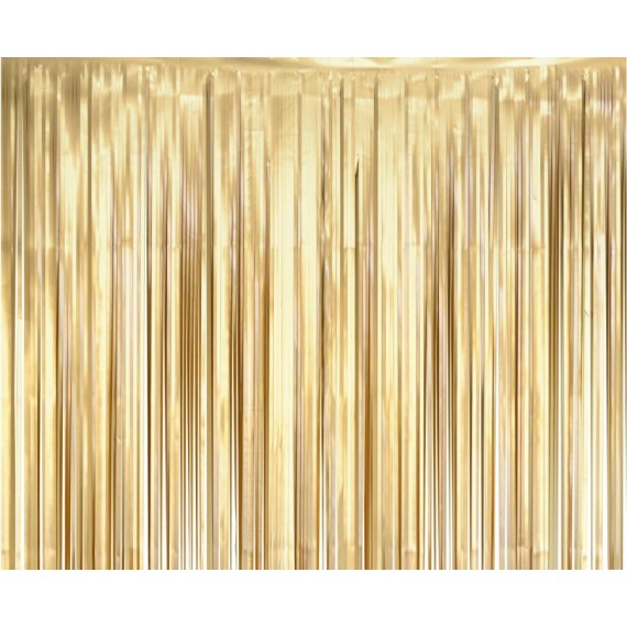 Kurtyna dekoracyjna, jasno złota , 100x200cm