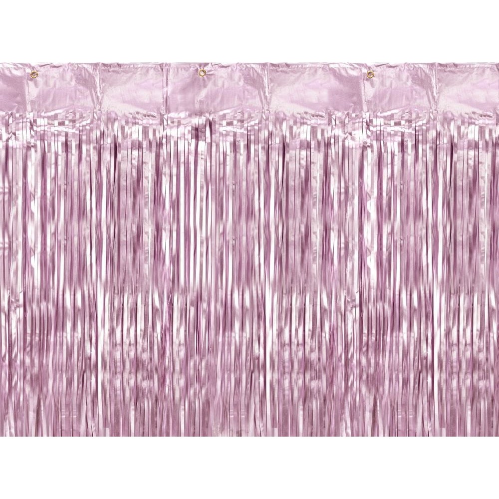 Kurtyna dekoracyjna, wrzosowa satynowa, 90 x 250cm
