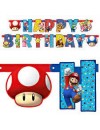 Banner Super Mario - Happy Birthday