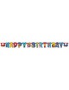 Banner Super Mario - Happy Birthday