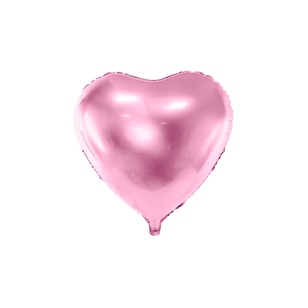 Balon foliowy serce jasny róż XL