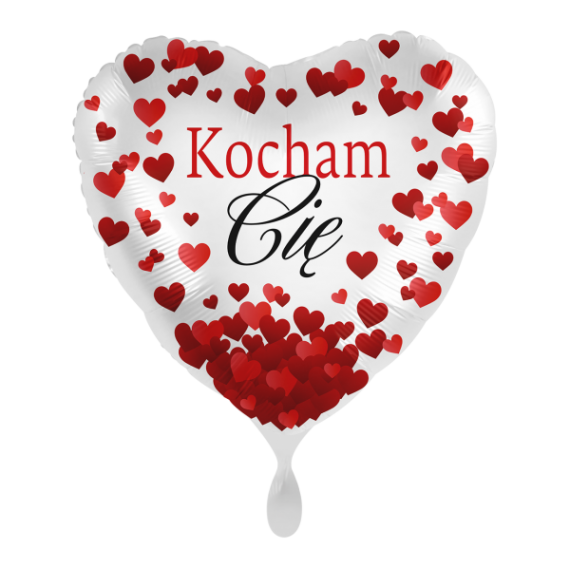 Balon foliowy serce "Kocham Cię" 17"