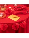 Girlanda Serca honeycomb czerwona 9x150cm